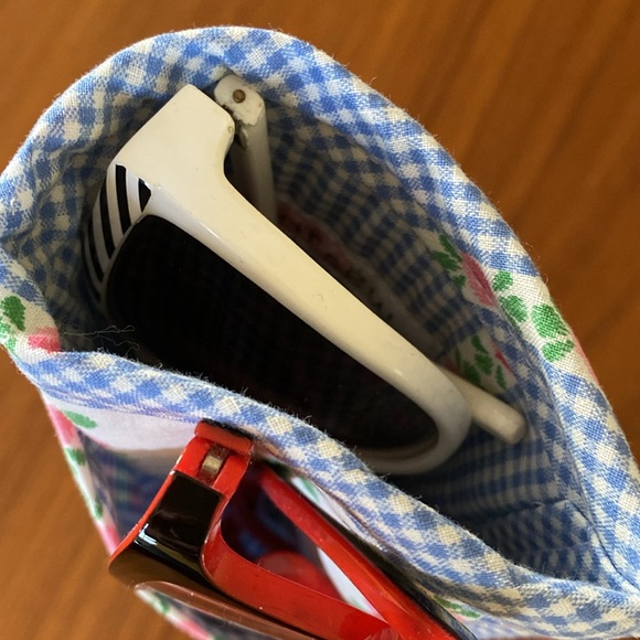 NWOT Handmade VTG Fabric Eyeglass Case - Picture 4 of 11